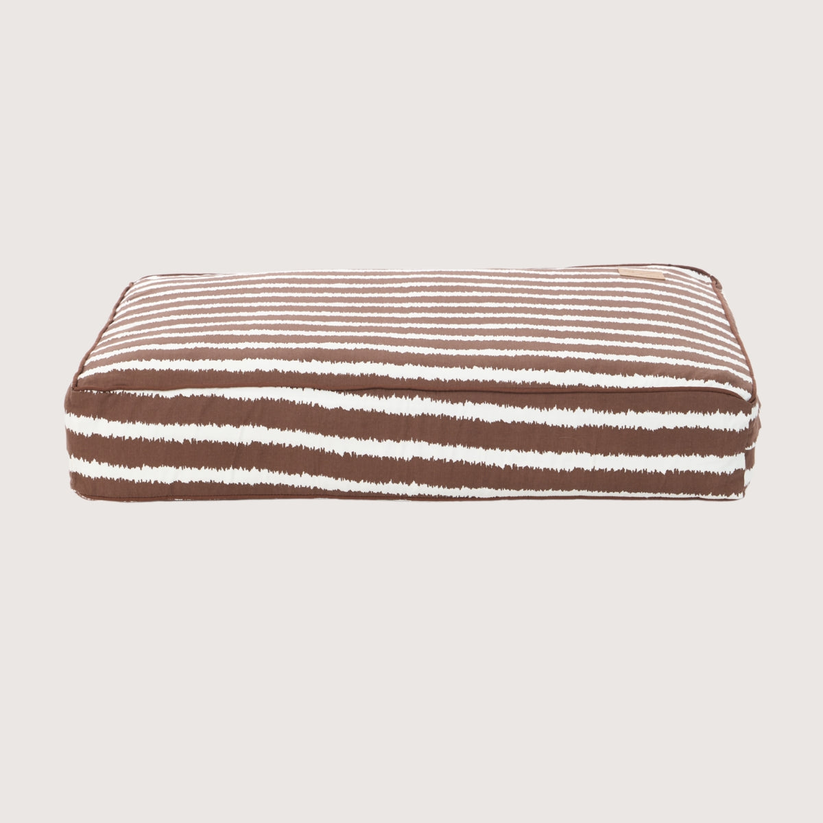 Cushion Dog Bed - Cocoa Artisan Print