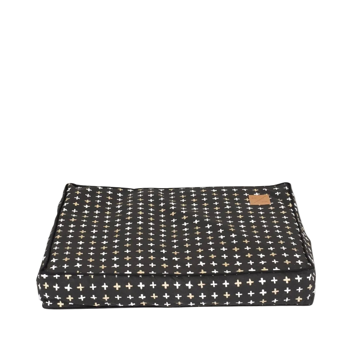 Cushion Bed COVER - Black Metallic Cross