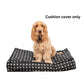 Cushion Bed COVER - Black Metallic Cross