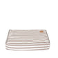 Cushion Bed COVER - Latte Hampton Stripe