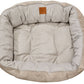 4 Seasons Reversible Circular Dog Bed - Grey