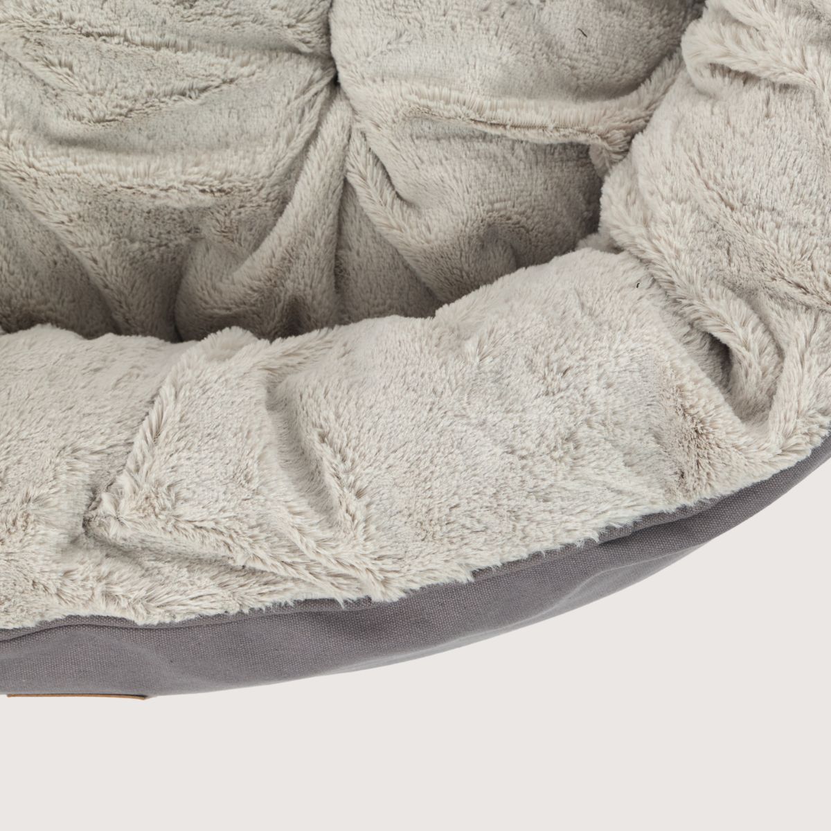 4 Seasons Reversible Circular Dog Bed - Mocha