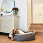 4 Seasons Reversible Circular Dog Bed - Mocha