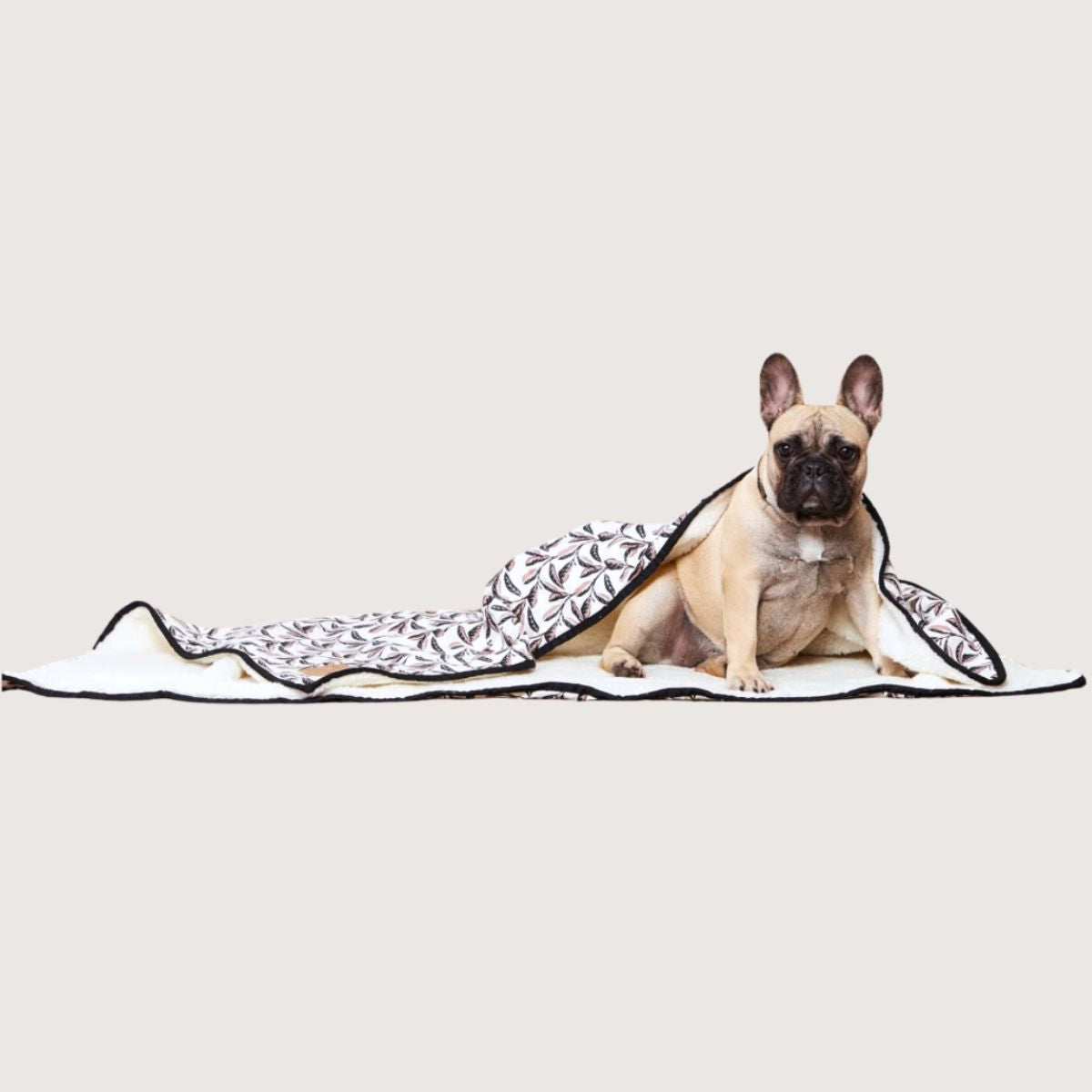 Pet Blanket with Fleece - Shadow Quartz Print