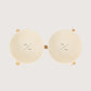 Bamboo Dog Bowls - Double with Stand - Natural