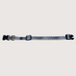 Hemp Dog Collar - Black Wave Print