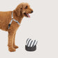 Toy - Heart Shape, soft - Charcoal Hamptons Stripe
