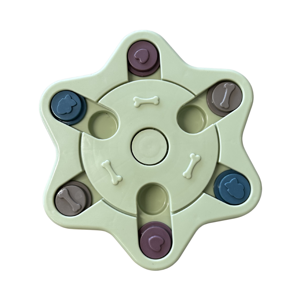 Slow Feeder Puzzle Dog Toy - Hexagon