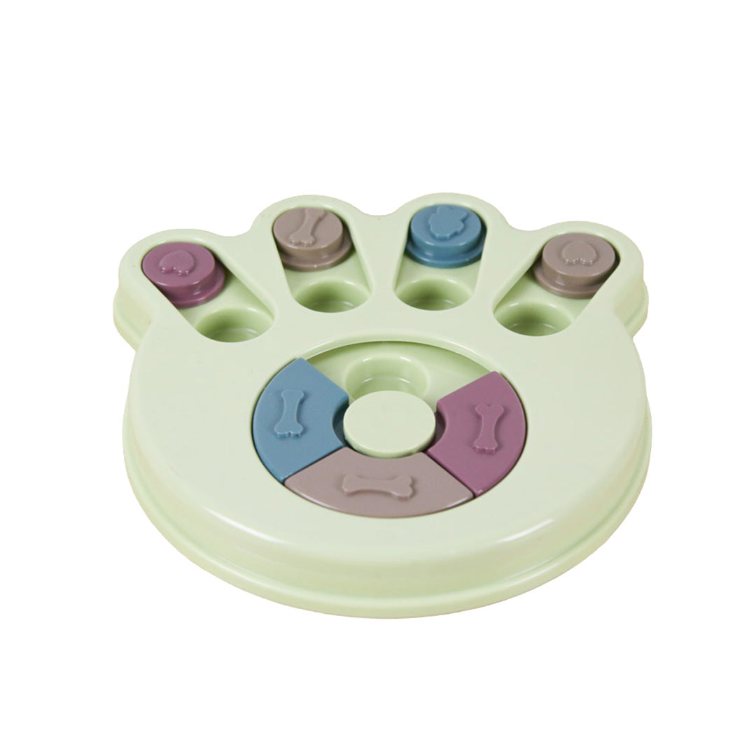 Slow Feeder Puzzle Dog Toy - Paw Print