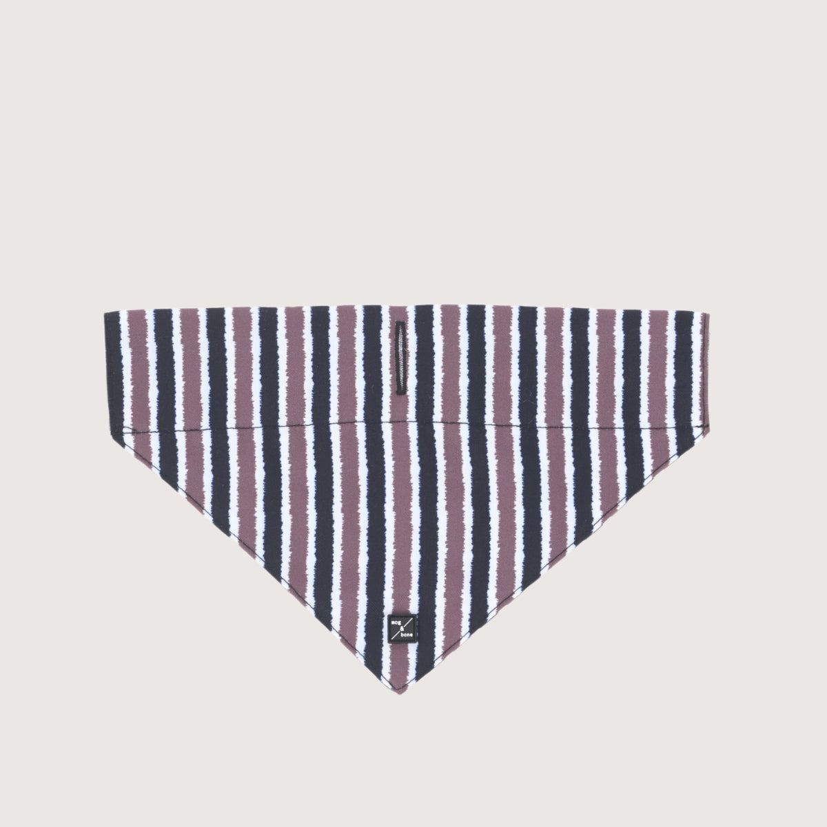 Dog Bandana - Black/ Cocoa Artisan Print