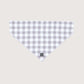 Dog Bandana - Mocha Gingham Print