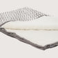 Pet Blanket with Fleece - Mocha Wave Print