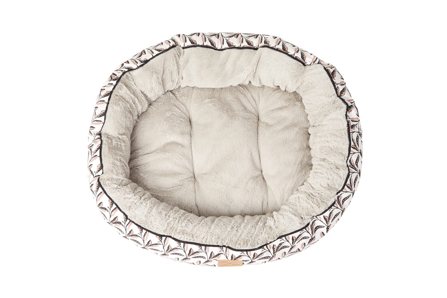 Mog and Bone 4 Seasons Reversible Circular Dog Bed - Shadow Quartz