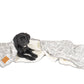 Mog and Bone Designer Dog Fleece Blanket - Grey Check Print