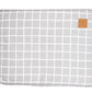Mog and Bone Classic Cushion Dog Bed - Grey Check Print