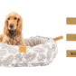 Mog & Bone 4 Seasons Reversible Circular Dog Bed Custom Pet Name Tag