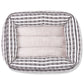 Mog & Bone Pet Products Bolster Dog Bed  - Black White Mosaic Print