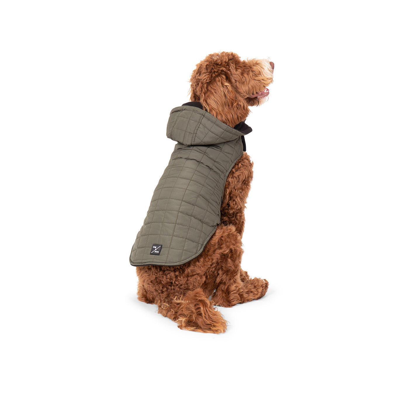 Mog and Bone Designer Dog Puffer Jacket- Green