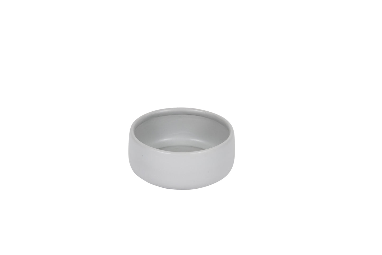 Mog and Bone Designer Handmade Ceramic Dog Bowl - Cool Grey 1800ml