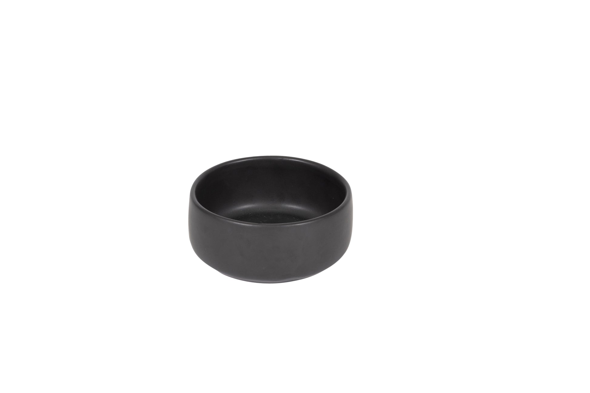 Handmade Ceramic Dog Bowl - Black 800ml