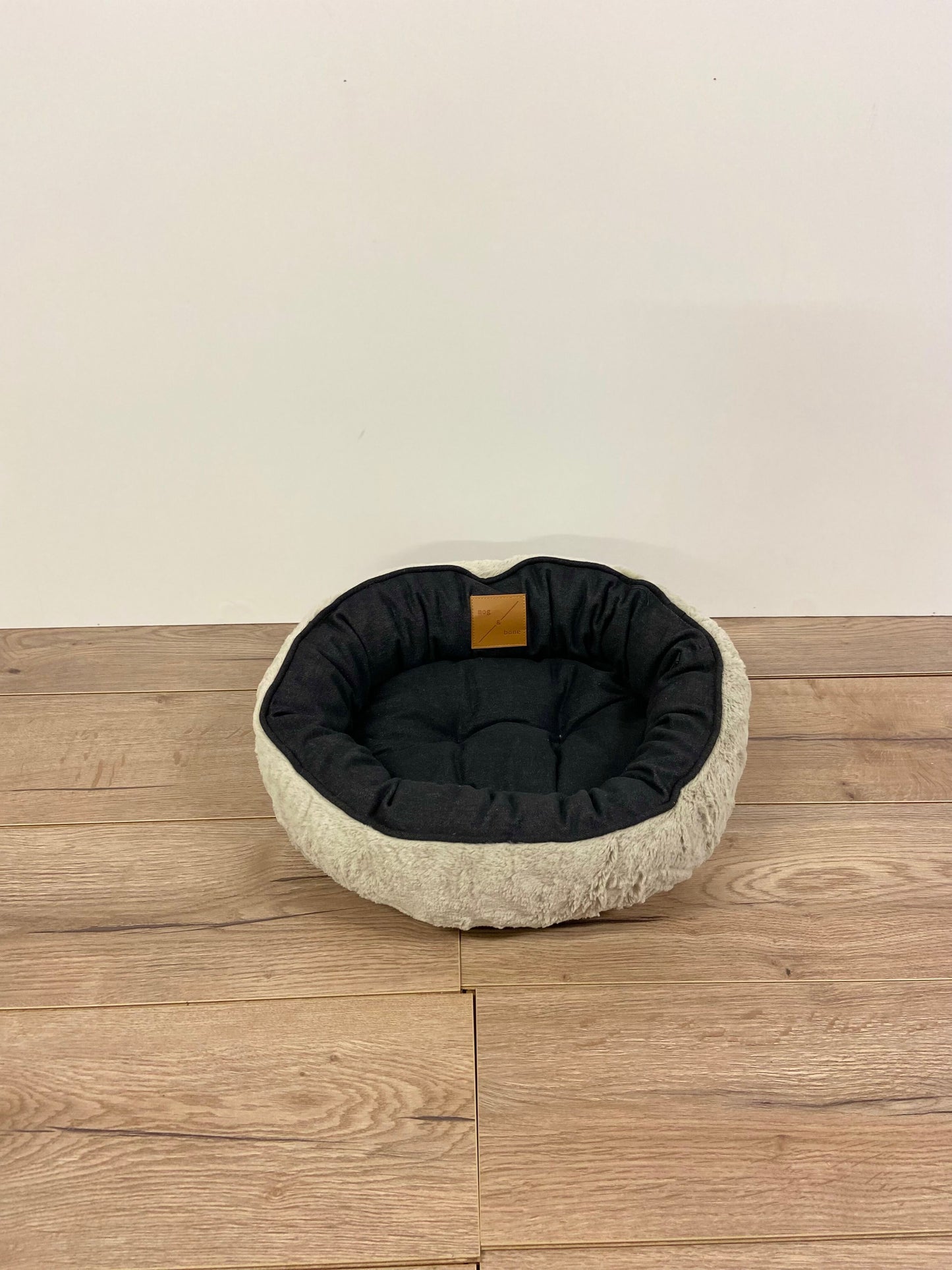 Cat Bed - Reversible - Black Denim