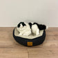 Cat Bed - Reversible - Black Denim
