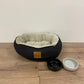 Cat Bed - Reversible - Black Denim