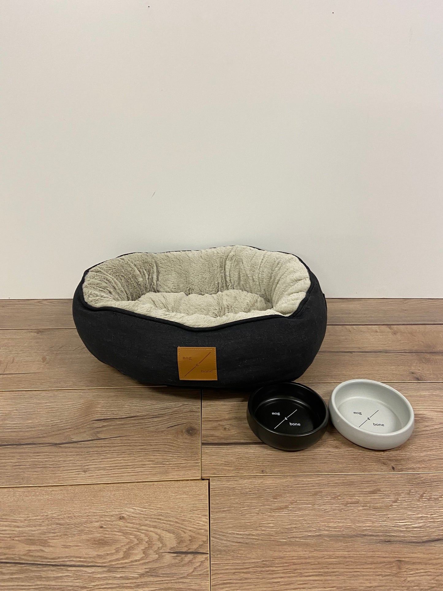 Cat Bed - Reversible - Black Denim