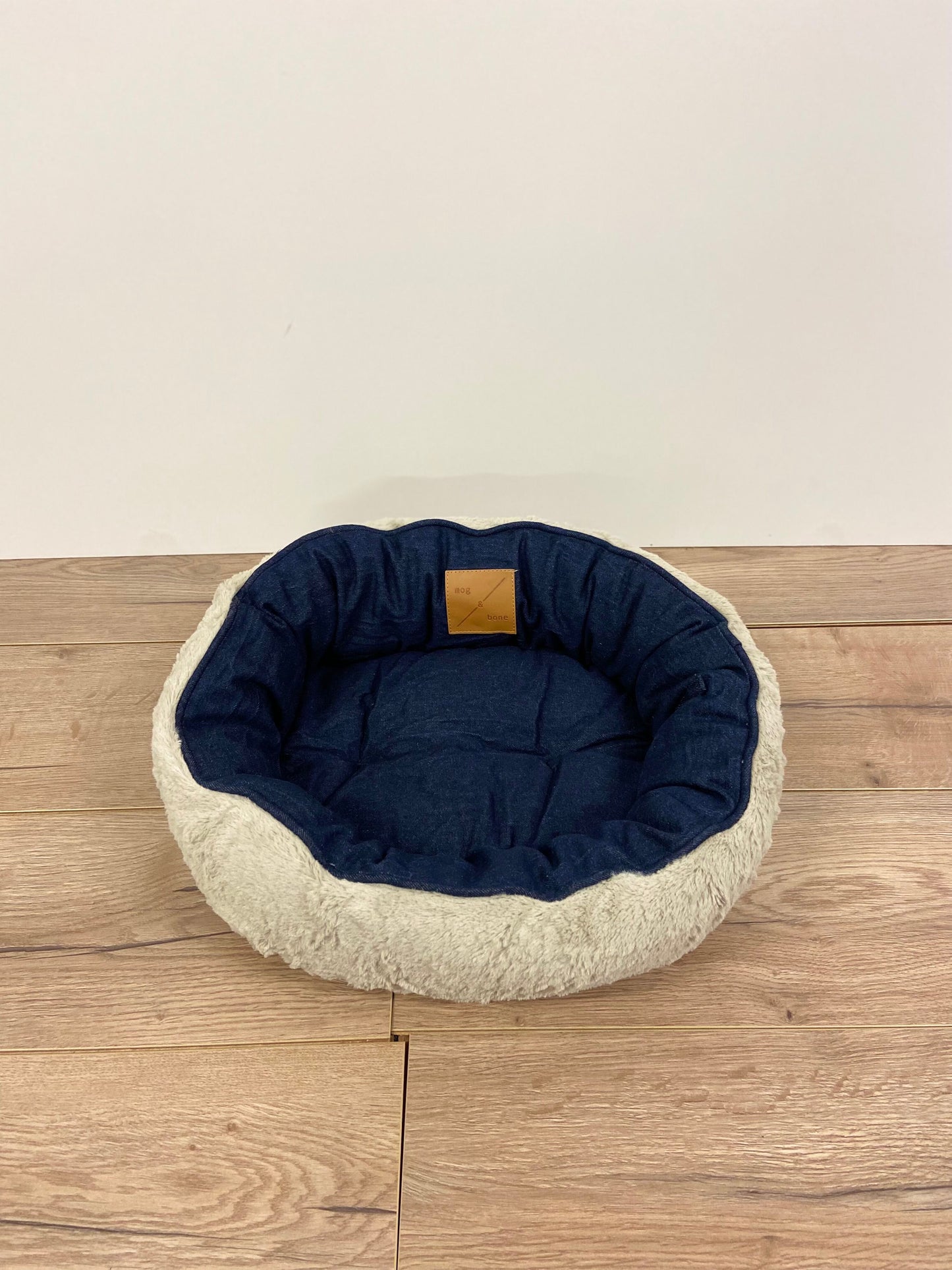 Cat Bed - Reversible - Blue Denim