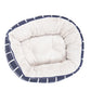 Cat Bed - Reversible - Navy Check