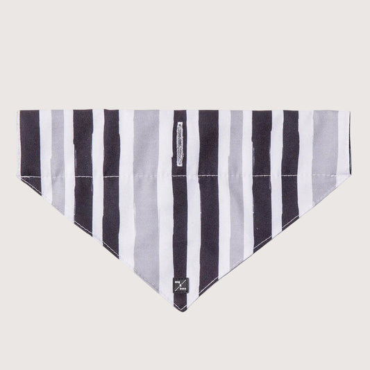 Mog and Bone Designer Dog Bandana - Pebble Black Brush Stroke Print