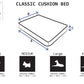 Mog and Bone Classic Cushion Dog Bed Sizes