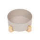 Bamboo Dog Bowl - Single with Stand - Mocha