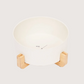 Bamboo Dog Bowl -Single with Stand - Natural