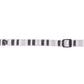 Hemp Dog Collar - Pebble Black Brush Stroke Print