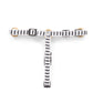Hemp Dog Harness - Black Mosaic Print