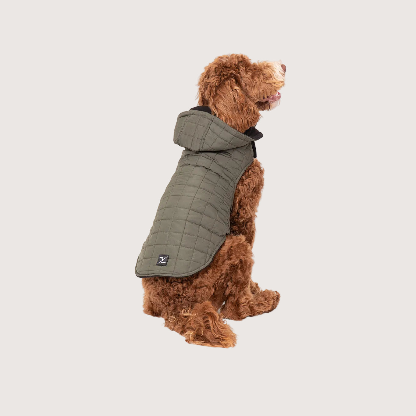 Mog and Bone Designer Dog Puffer Jacket- Green