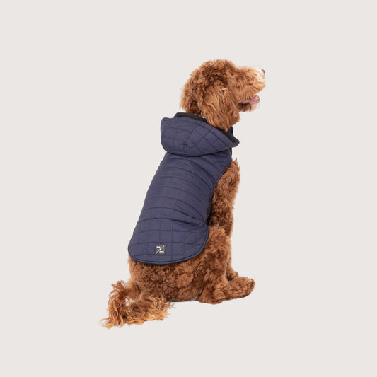 Dog Puffer Jacket - Navy