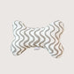 Toy - Bone Shape, soft - Mocha Wave Print