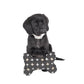 Toy - Bone Shape, soft - Black Metallic Cross Print