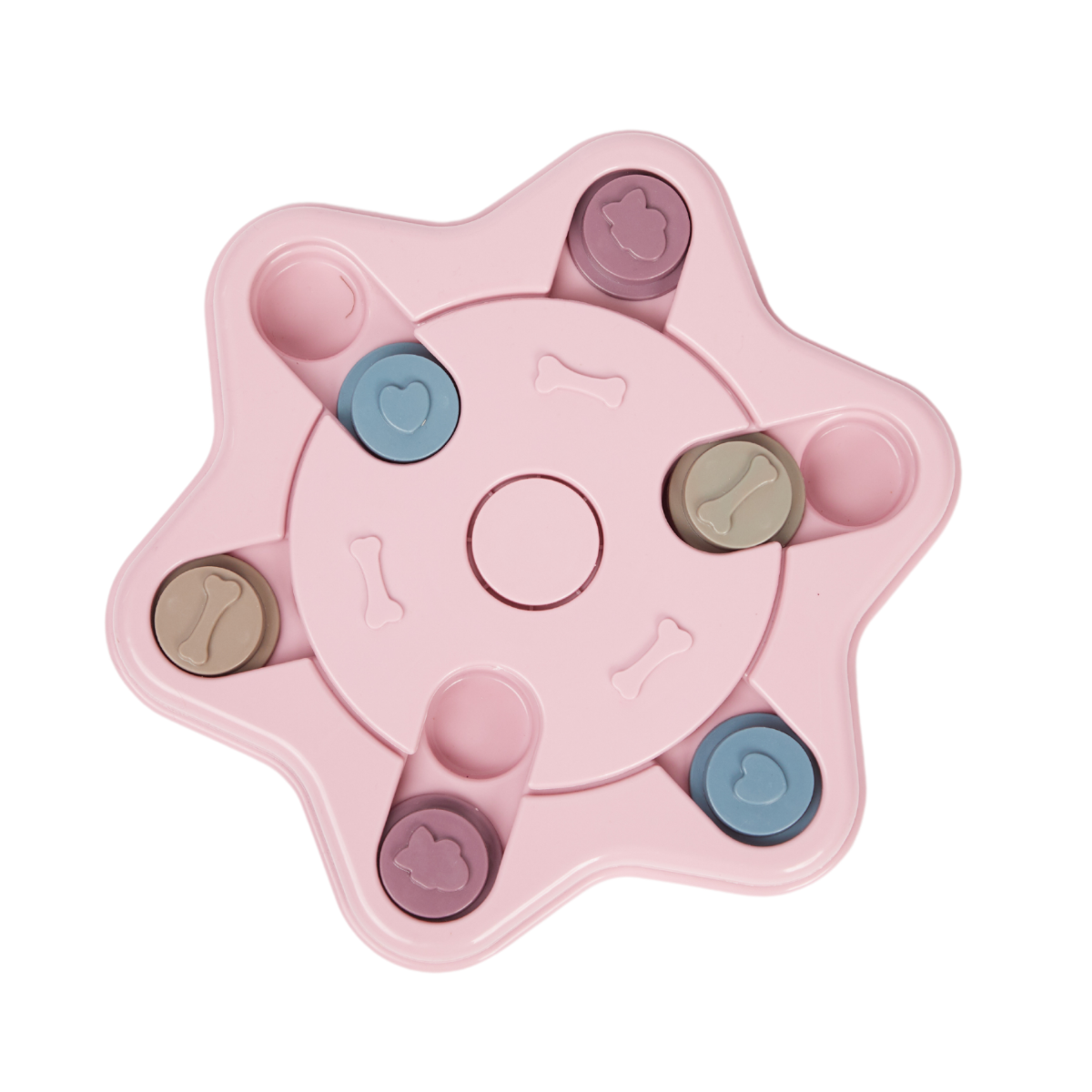 Slow Feeder Puzzle Dog Toy - Hexagon