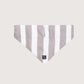 Mog and Bone Designer Dog Bandana - Latte Hamptons Stripe Print