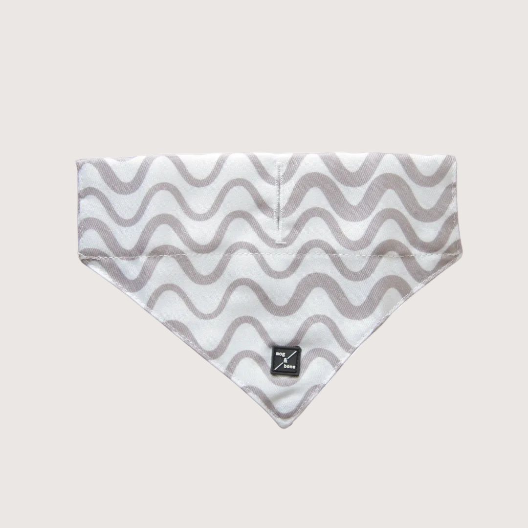 Mog and Bone Designer Dog Bandana - Mocha Wave