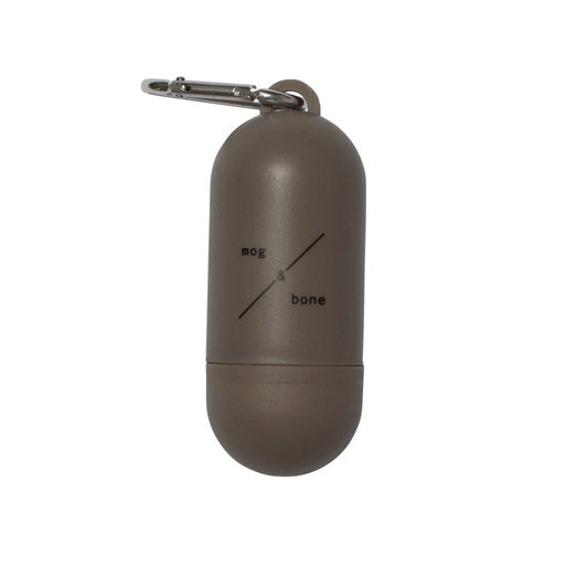 Mog and Bone Designer Dog Waste Bag Dispenser mocha